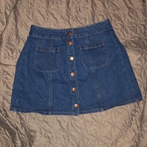 Brandy Melville jean skirt